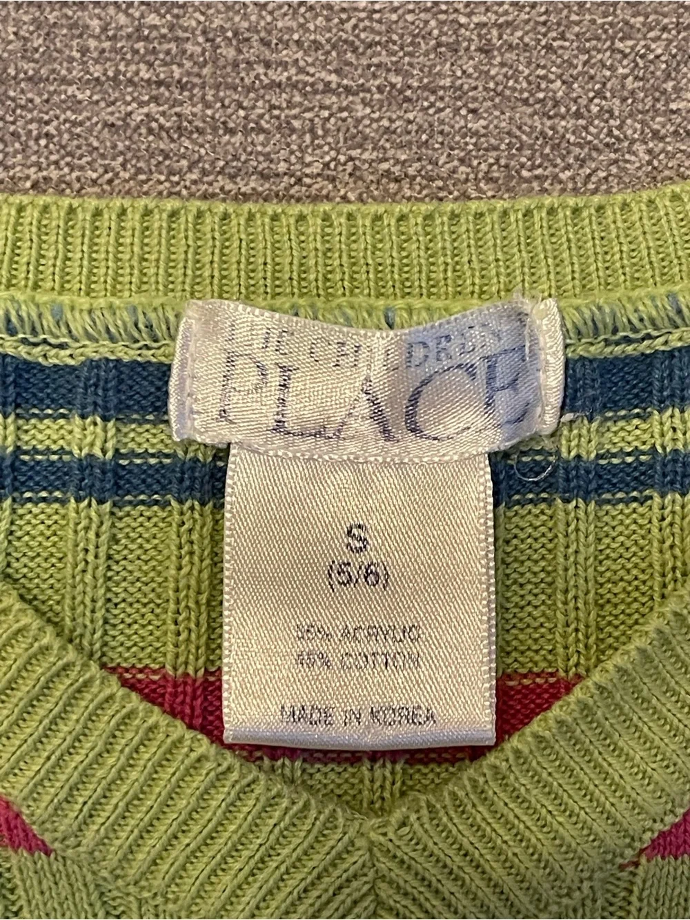The Childrens Place ribbed neck